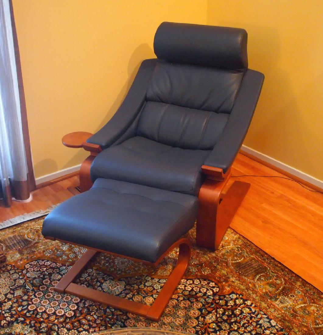 Roche Bobois Royal armchair & ottoman (1 of 2)