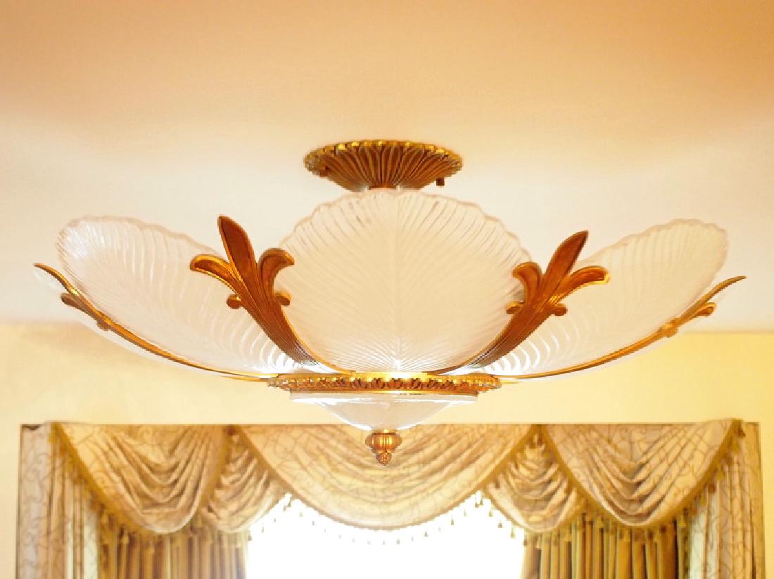 French style semi-flush ceiling fixture (1 of 2)