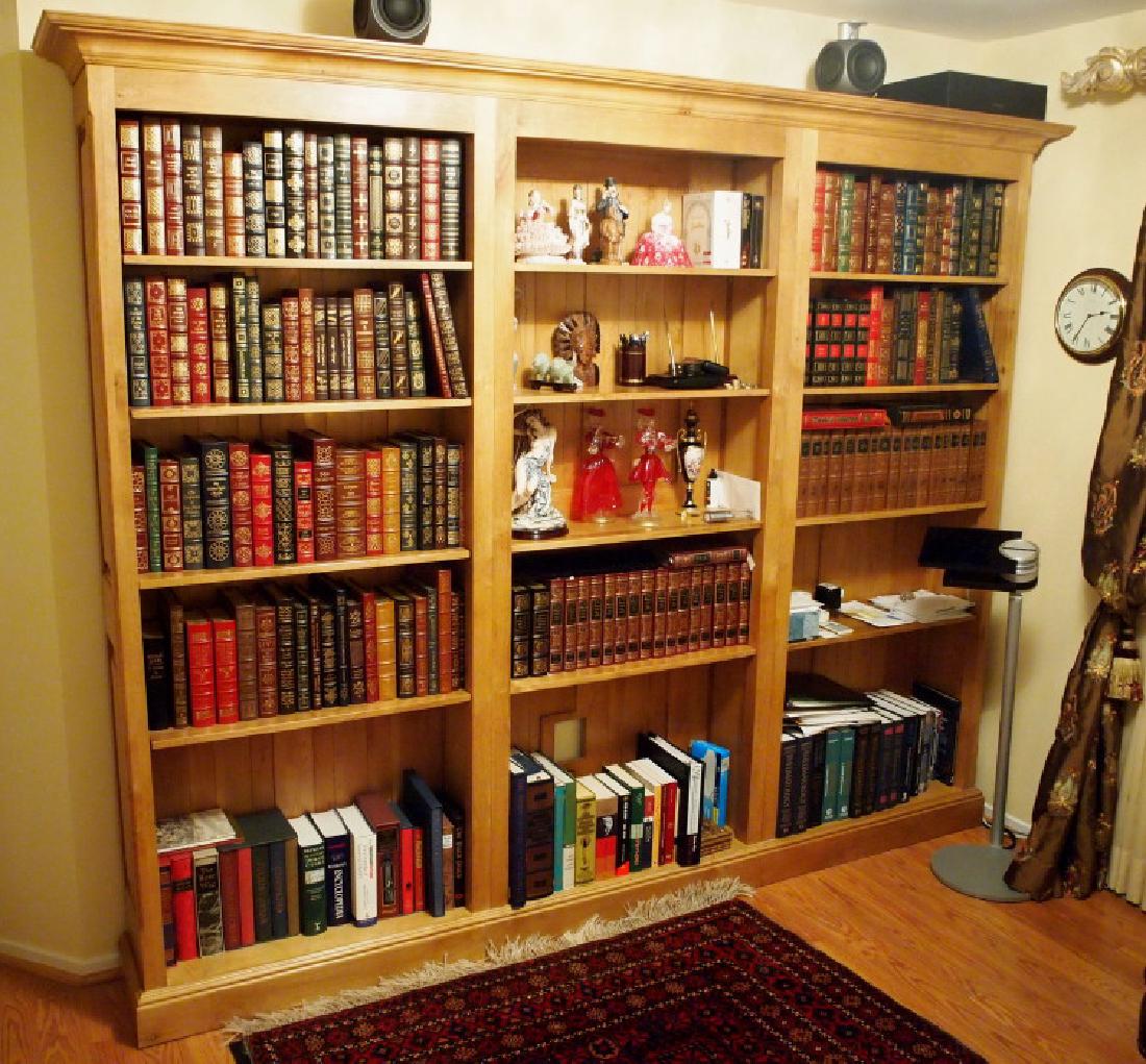 Walnut bookcase (1 of 1)