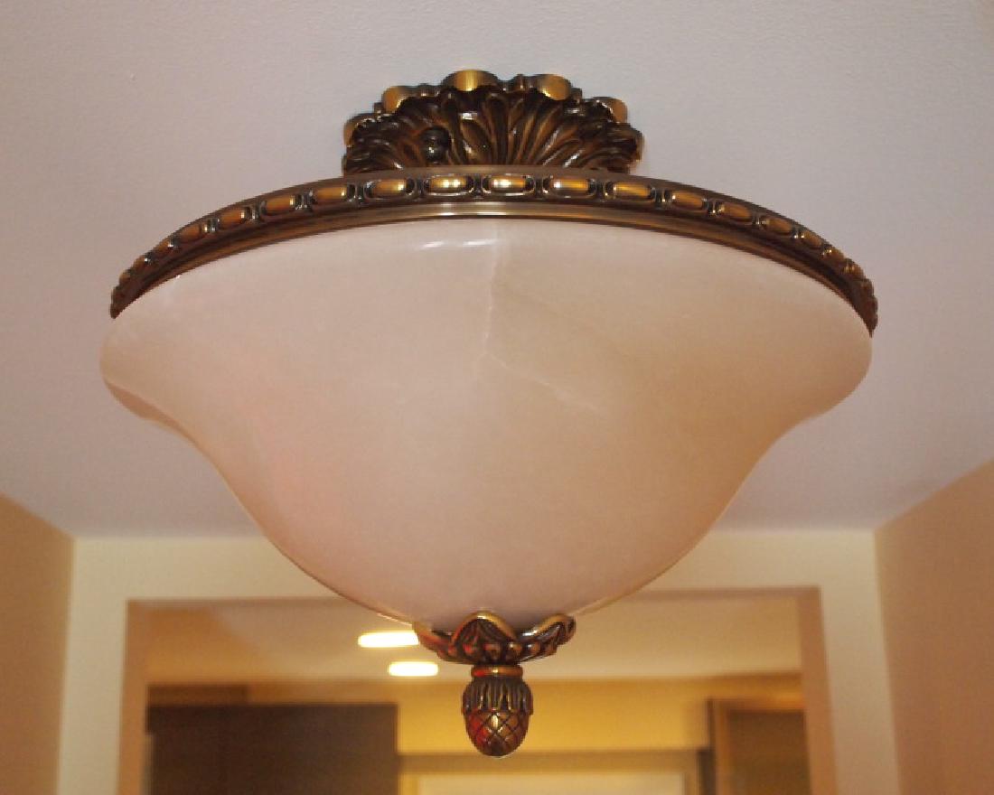 Alabaster ceiling fixture (1 of 2)