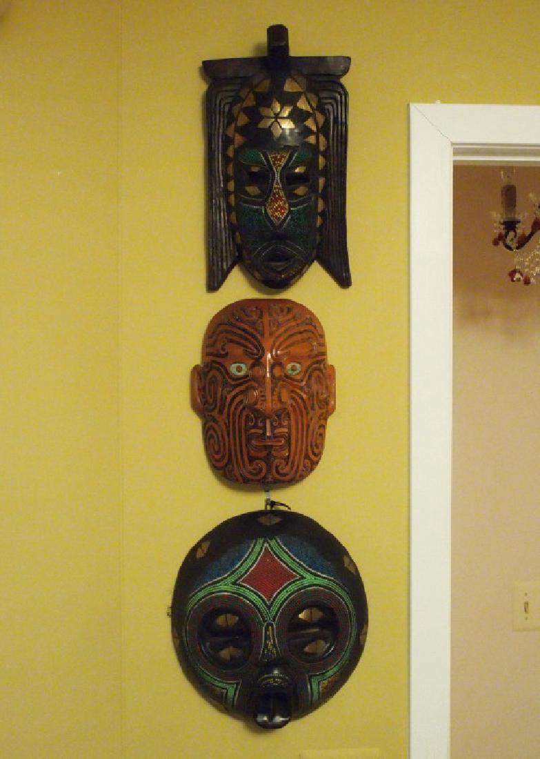 3 masks, New Zealand & Africa (1 of 5)