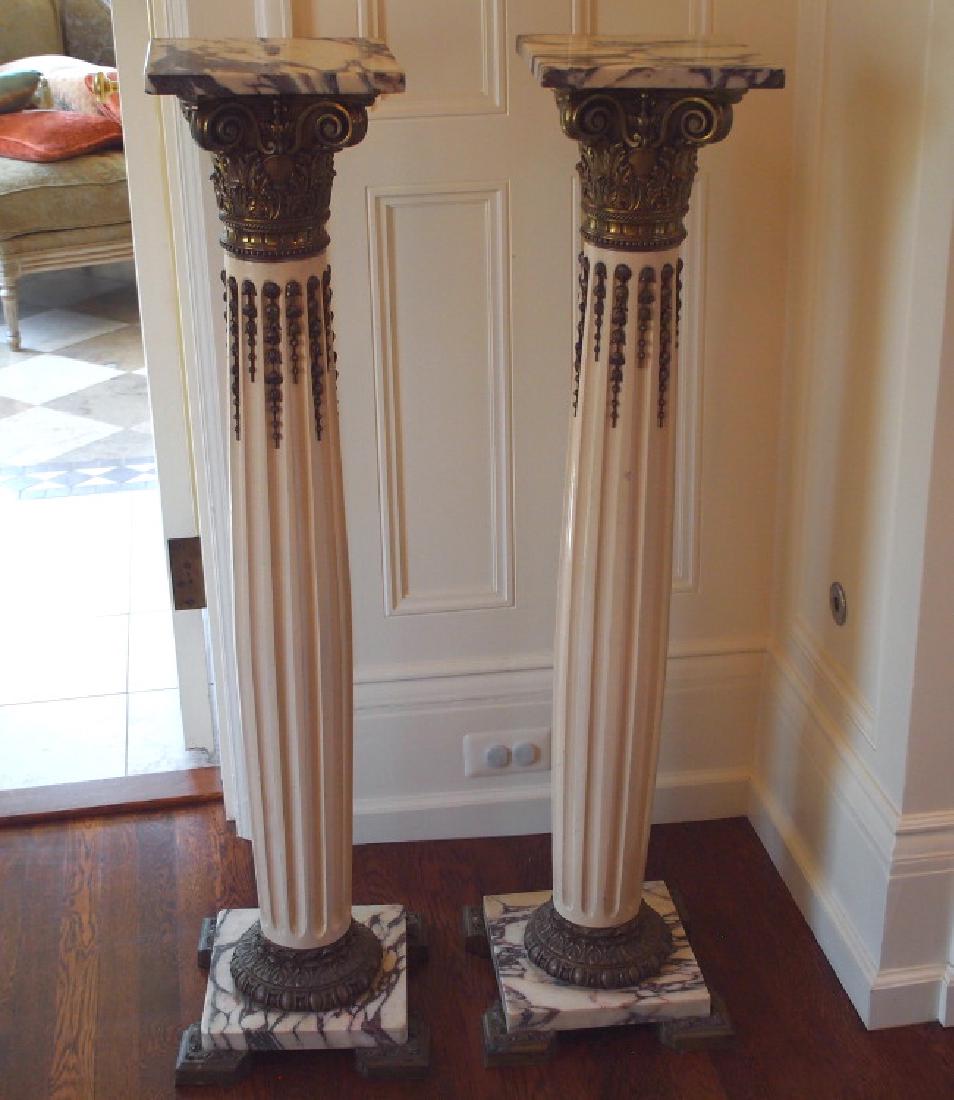 Corinthian style pedestals (1 of 2)