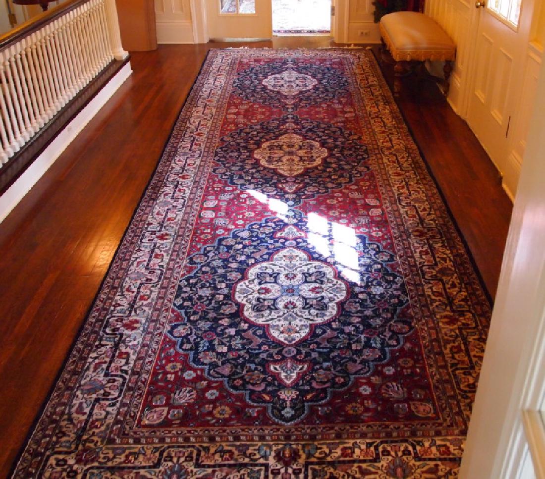 Indo-Persian wool and silk rug (1 of 5)