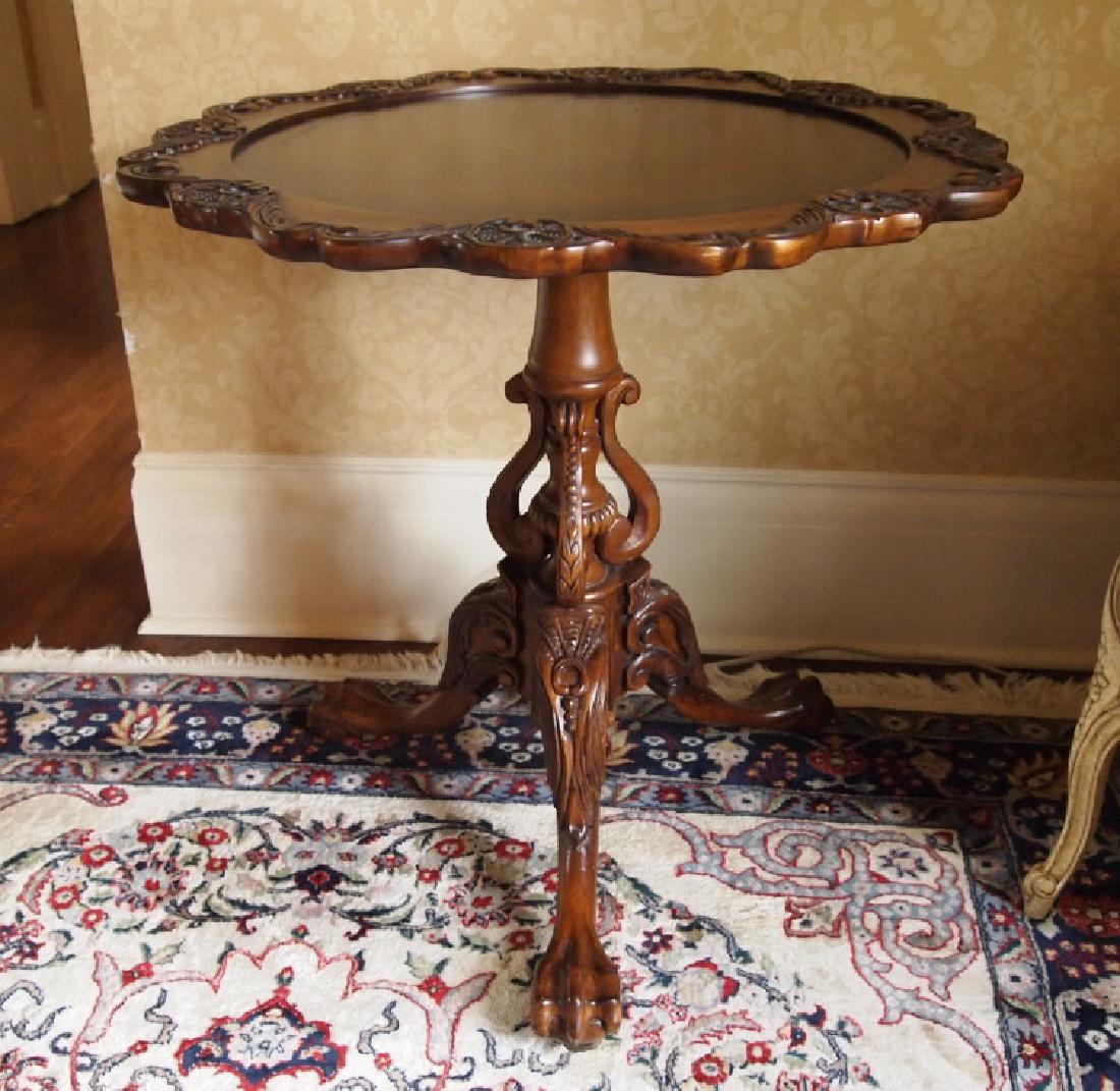 Walnut tripod table (1 of 2)