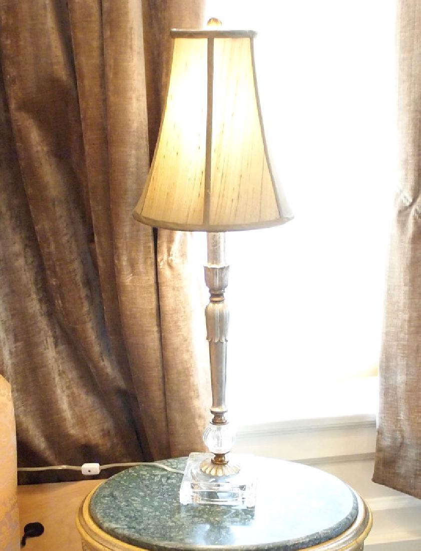 Pair of Currey & Co. candlestick style lamps (1 of 1)