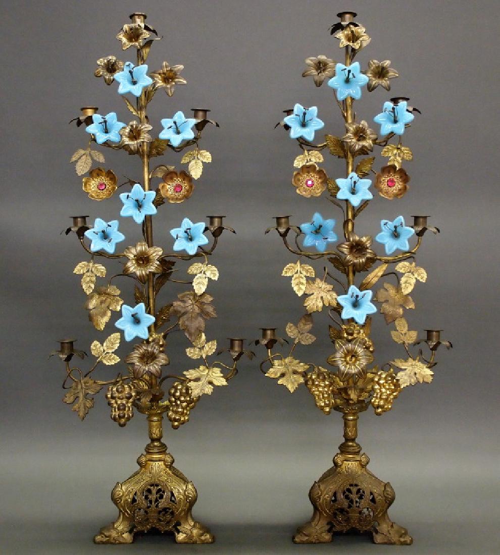 Pair French Belle Époque candelabra (1 of 1)