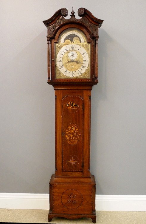 George III Scottish Grandfather clock (1 of 4)
