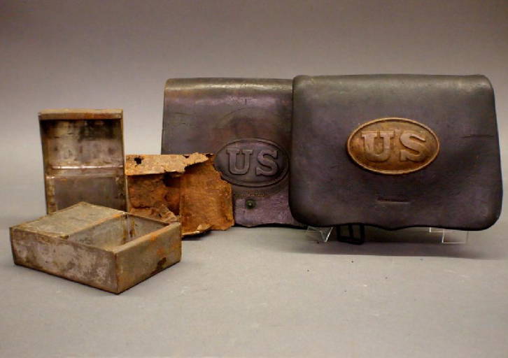 Civil War Era Cartridge Boxes And Tins