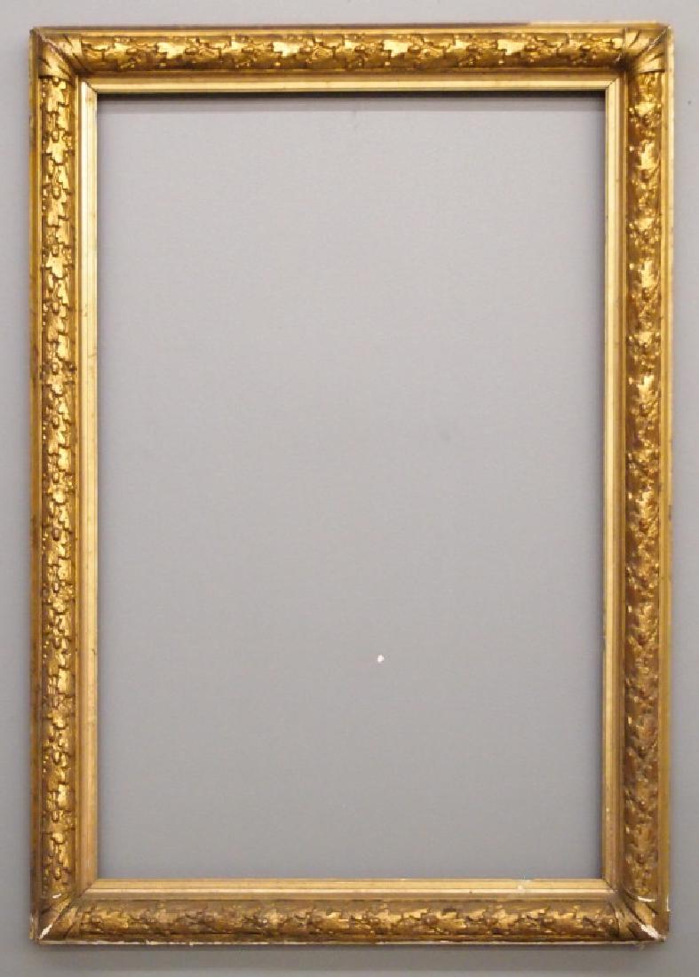 19th c American gilt gesso frame (1 of 2)