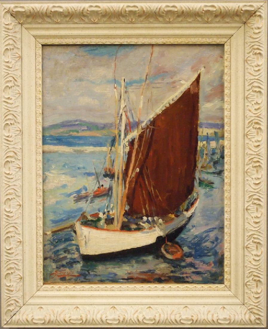 Attr to Joseph Gies oil painting (1 of 3)