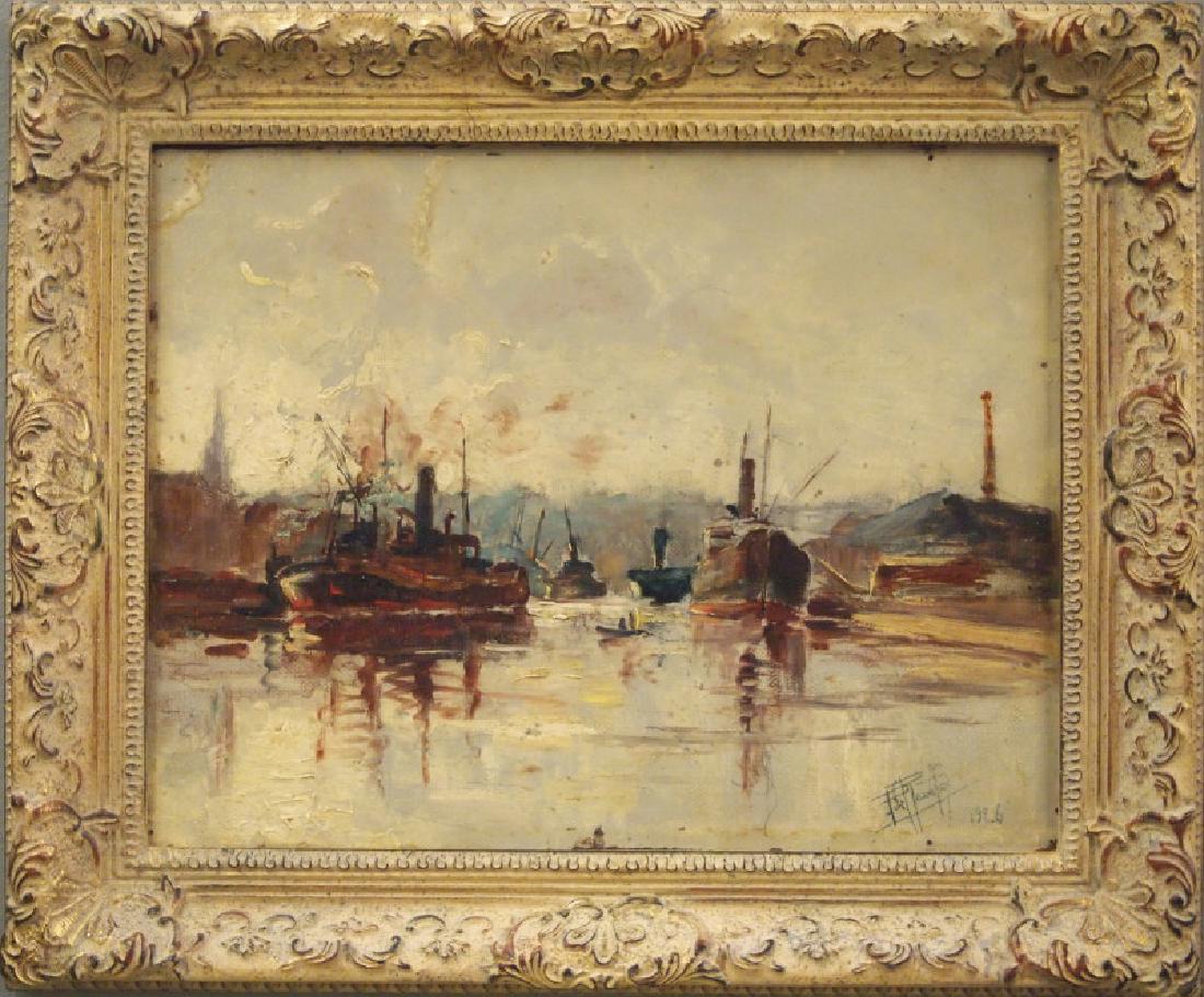 Early 20th c oil painting (1 of 3)
