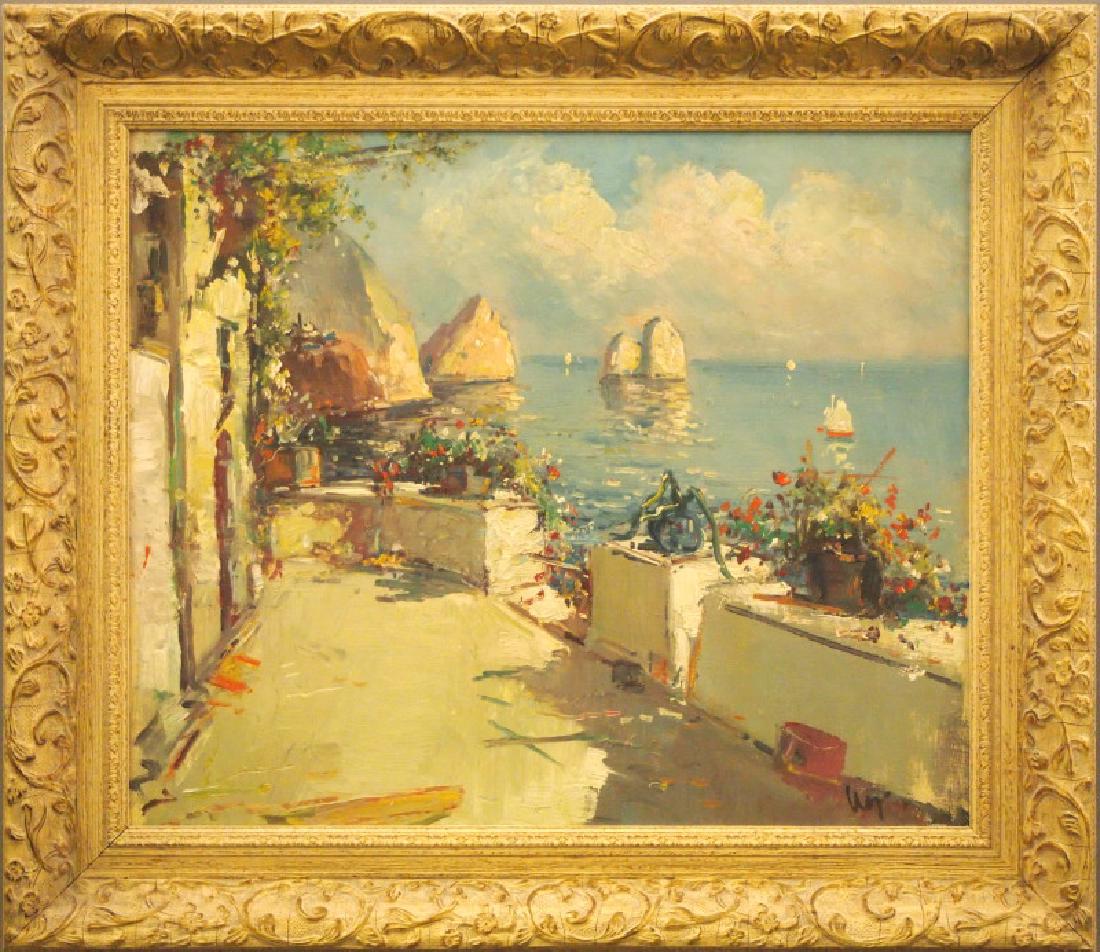 Italian oil on canvas (1 of 3)