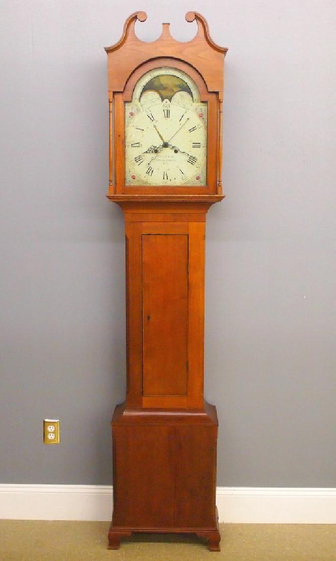 American Walnut tall clock (1 of 4)