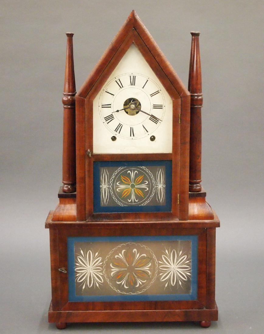 Chauncey Jerome fusee shelf clock