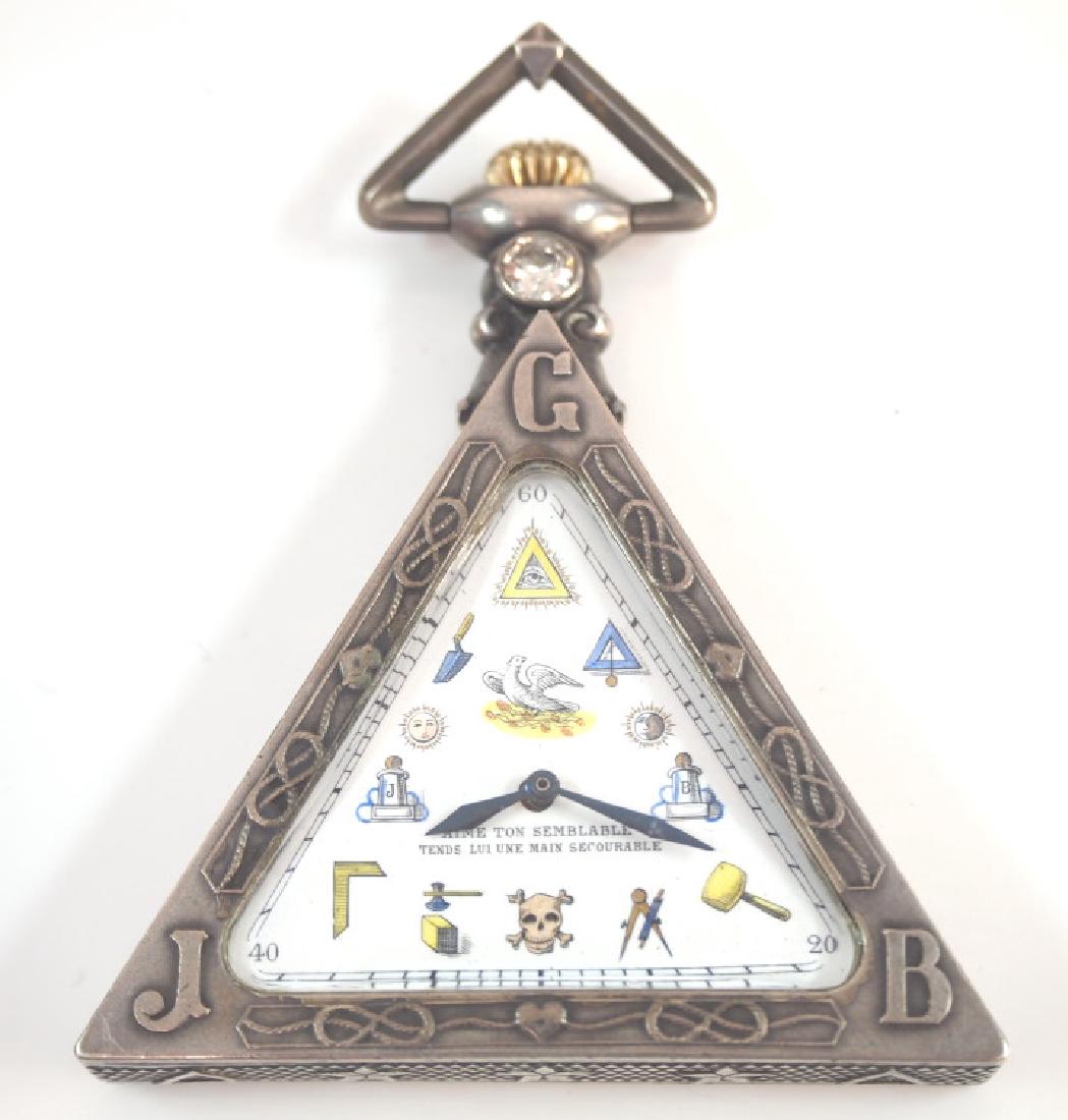 Jaeger Le Coultre Masonic pocket watch (1 of 3)