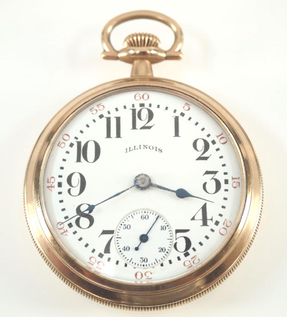 Illinois Bunn Special "Specially Adjusted" pocket watch (1 of 3)