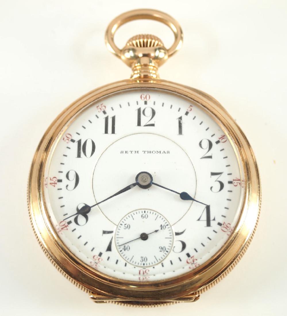 Seth Thomas "Maiden Lane" 14k pocket watch (1 of 3)