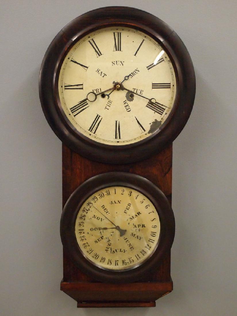 L. F. & W. W. Carter calendar clock (1 of 3)