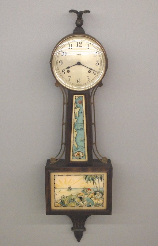 Ingraham "Treasure Island" Banjo clock Nov 04, 2017 Schmidt's