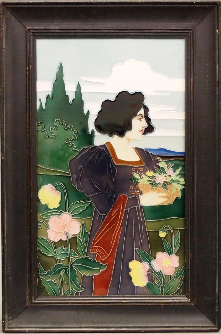 Carl Luber Art Nouveau Tile for Schwarz (1 of 3)