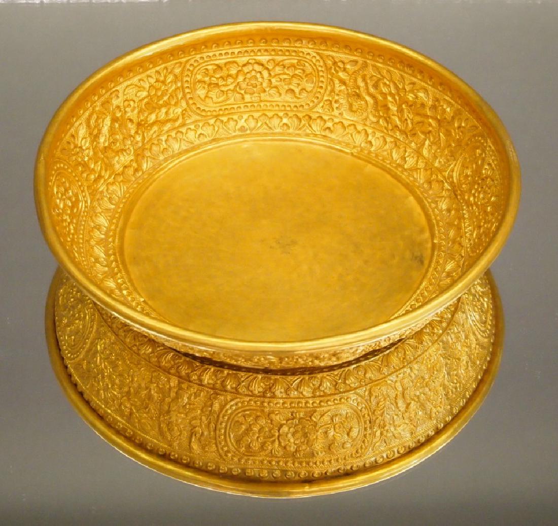 Thai 22kt gold offering bowl (1 of 4)