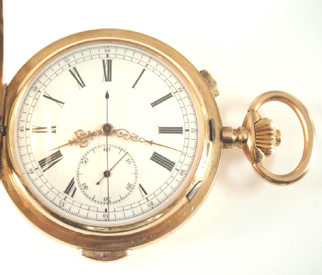 Invicta 14k quarter hour repeating pocket watch with (1 of 3)