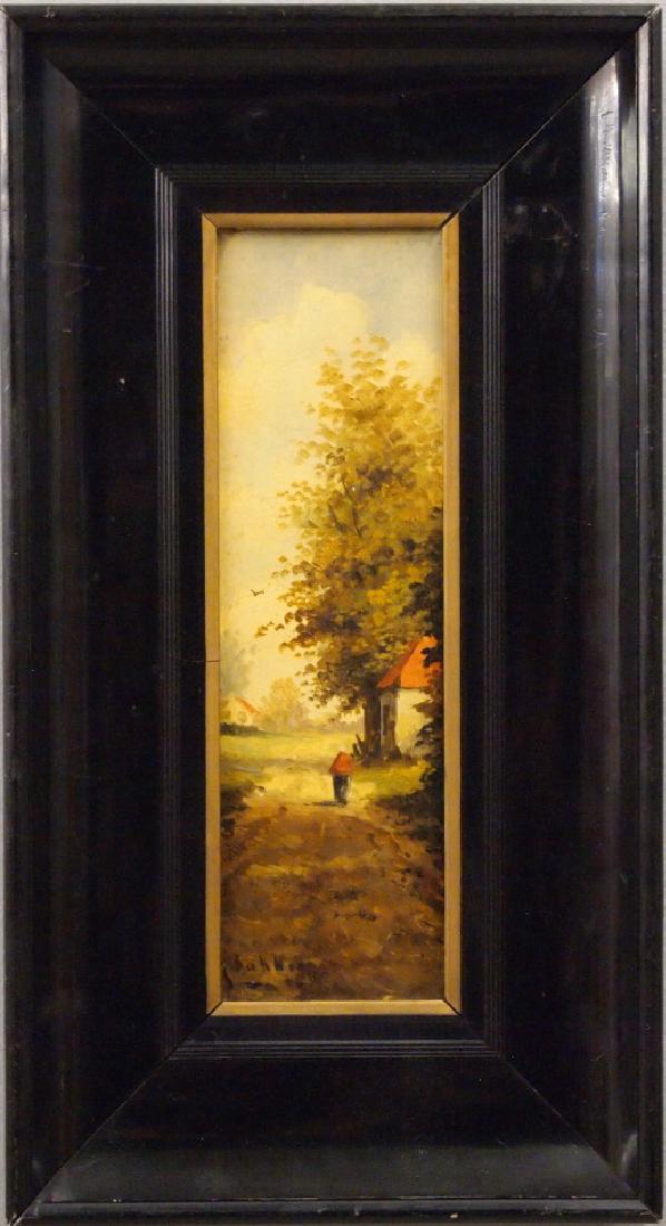 J Bakker, landscape on porcelain (1 of 3)