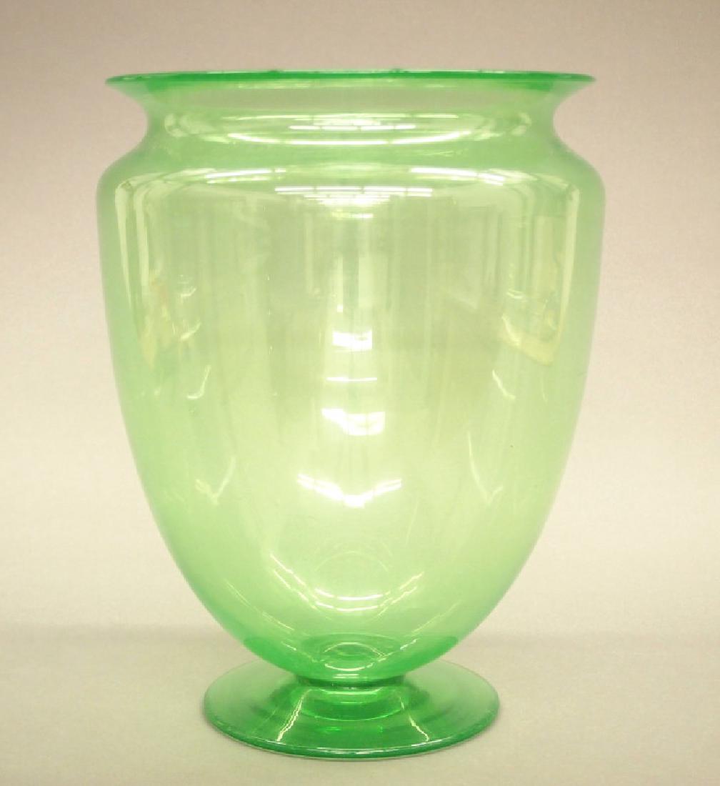 Steuben Pomona Green vase (1 of 1)