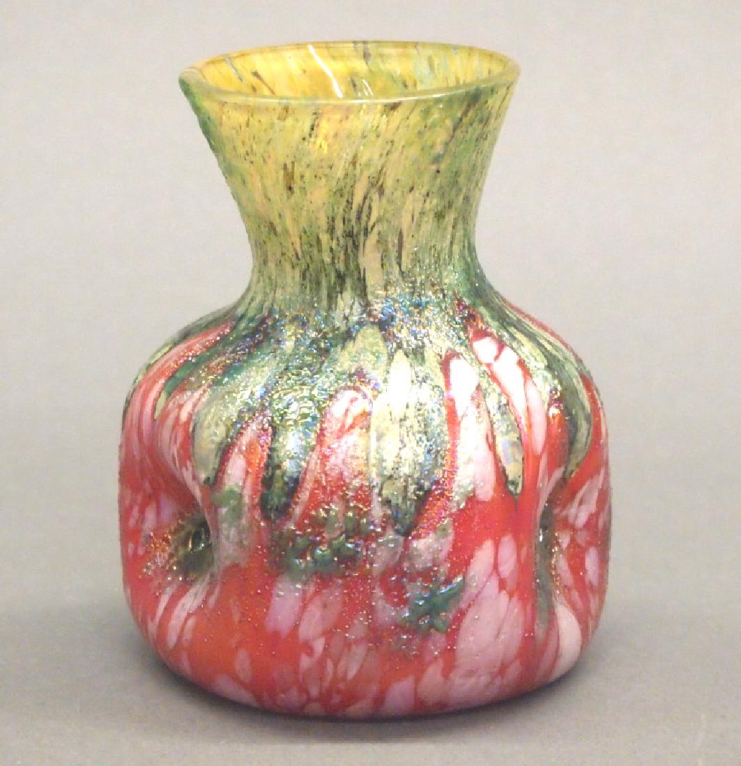 Kralik Fused Frit and Glue Chip vase (1 of 2)