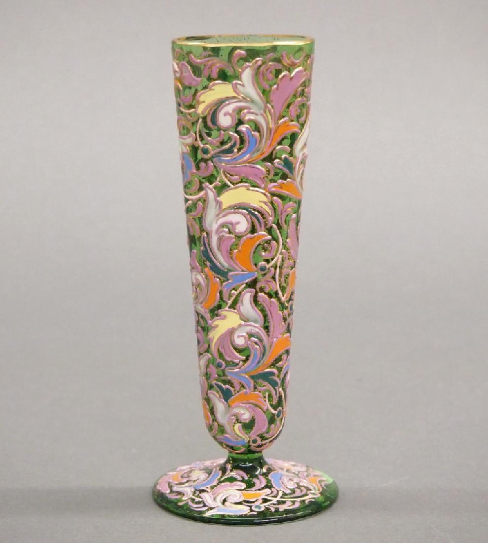 Moser enameled vase (1 of 2)