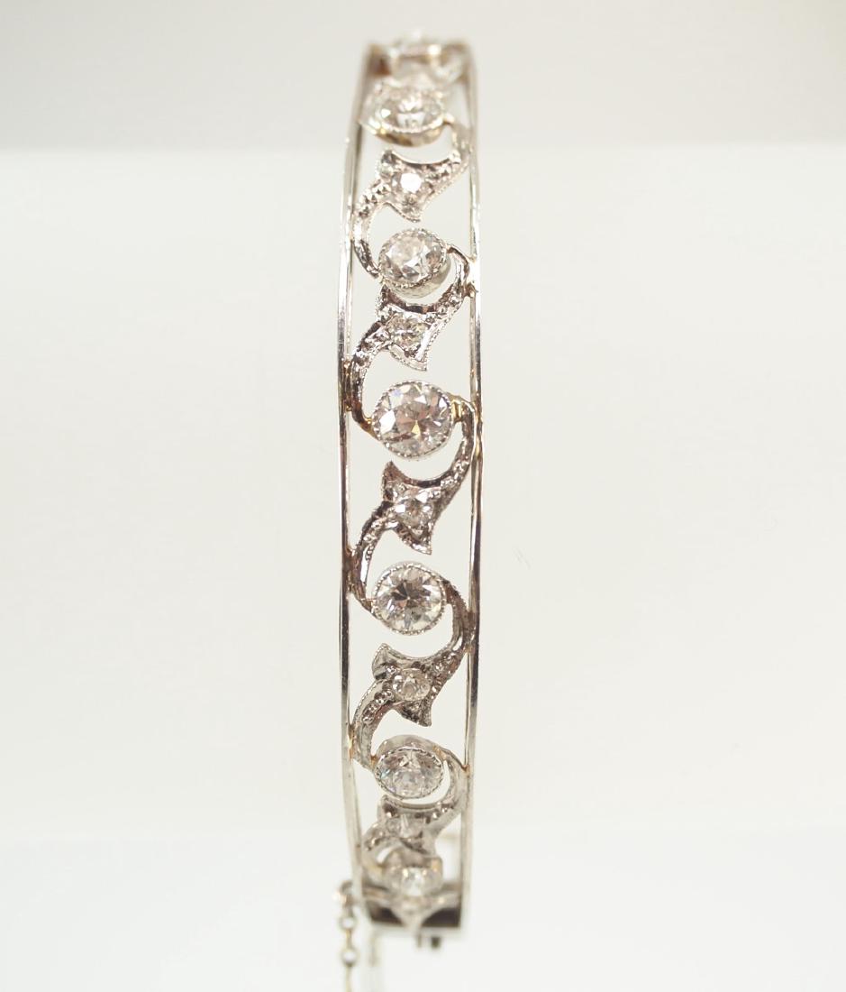 Platinum & Diamond bracelet (1 of 2)
