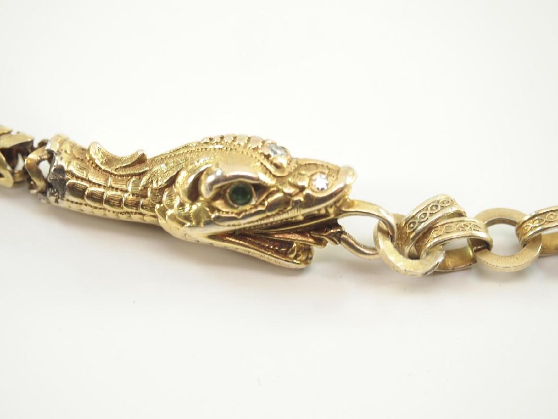 Victorian Snake Form Watch Chain (1 of 2)