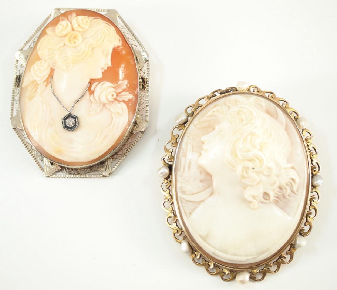 2 Cameo Brooches (1 of 1)