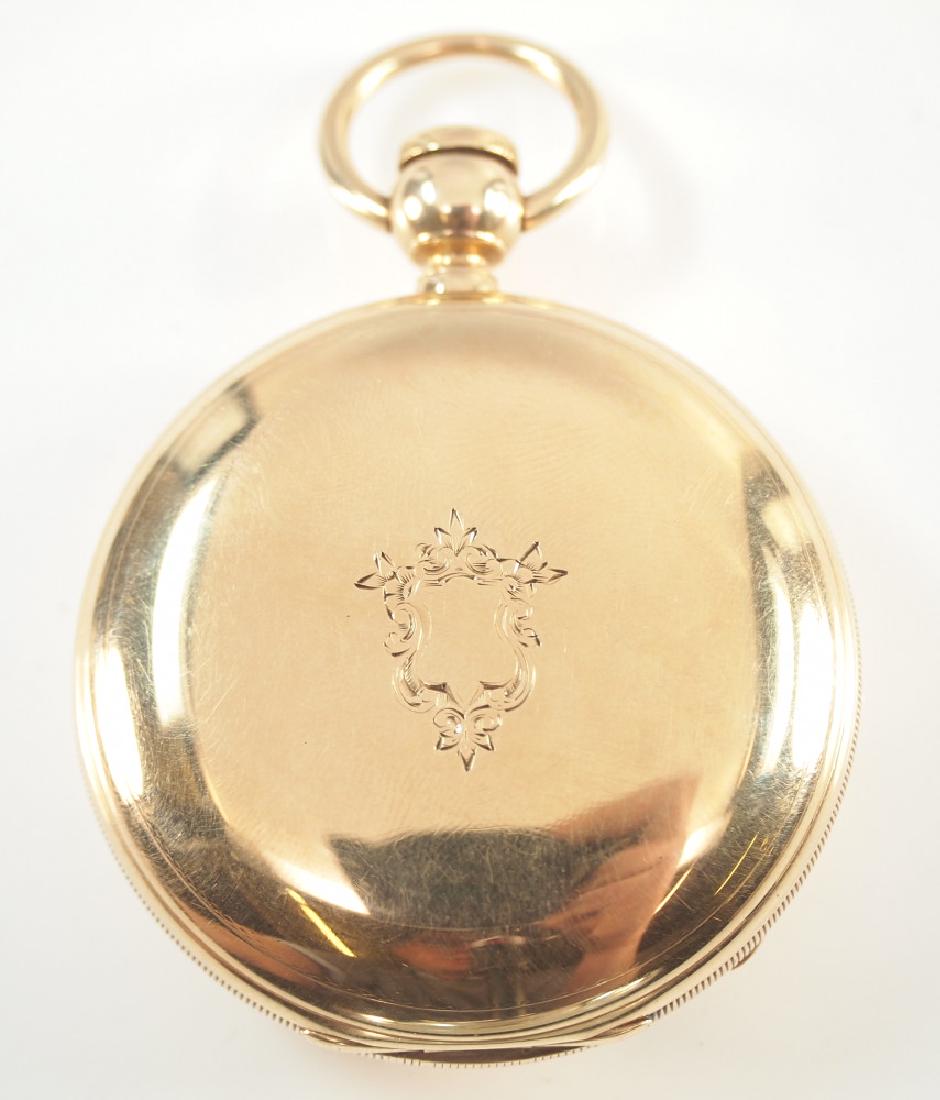 AWW Co. 14 k Gold pocket watch (1 of 5)