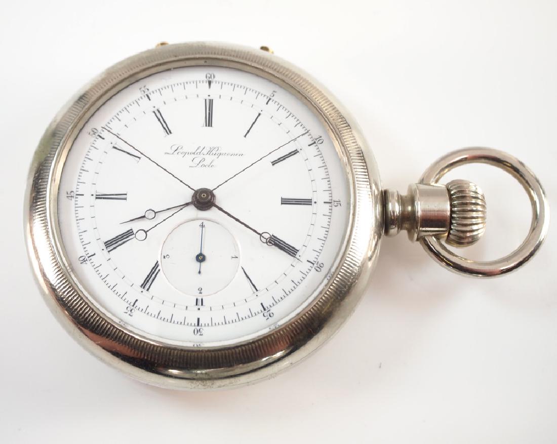 L Huguenin 1/4 second jump split second chronograph (1 of 3)