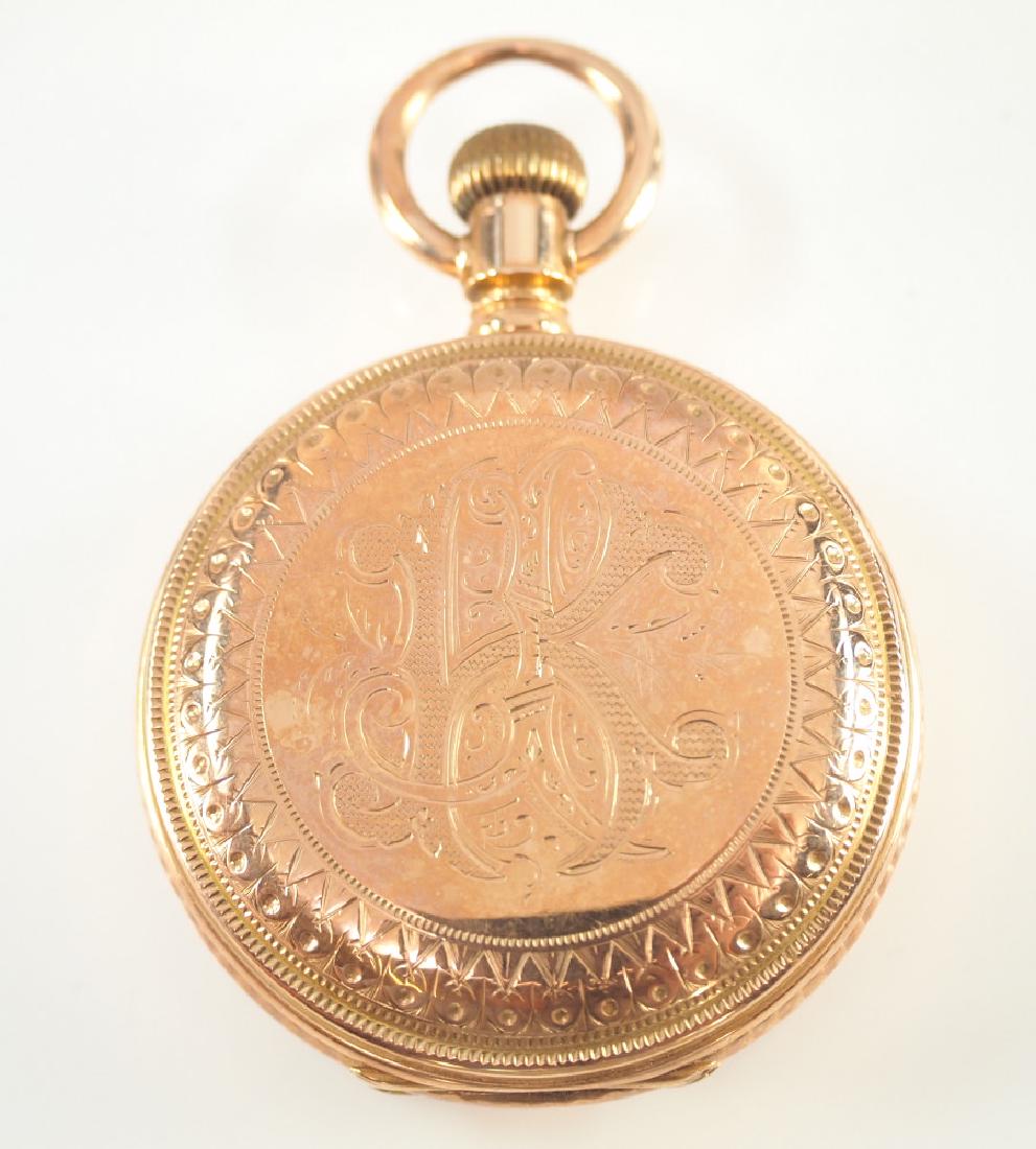 AWW Co. 14 k Gold pocket watch (1 of 5)
