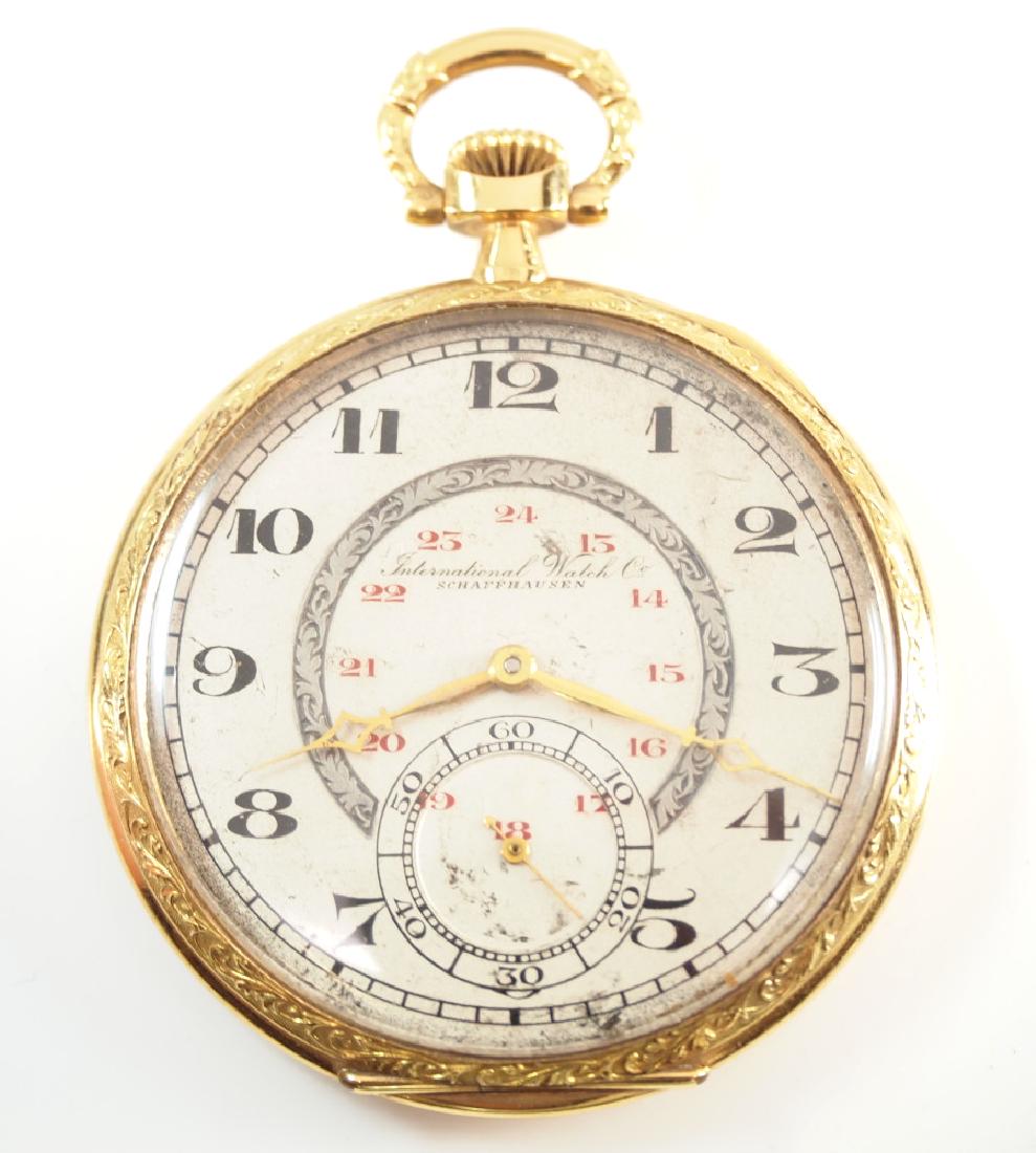 I. W. C. 18 k pocket watch (1 of 4)