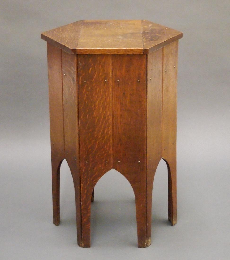 Arts and Crafts sewing stand (1 of 2)