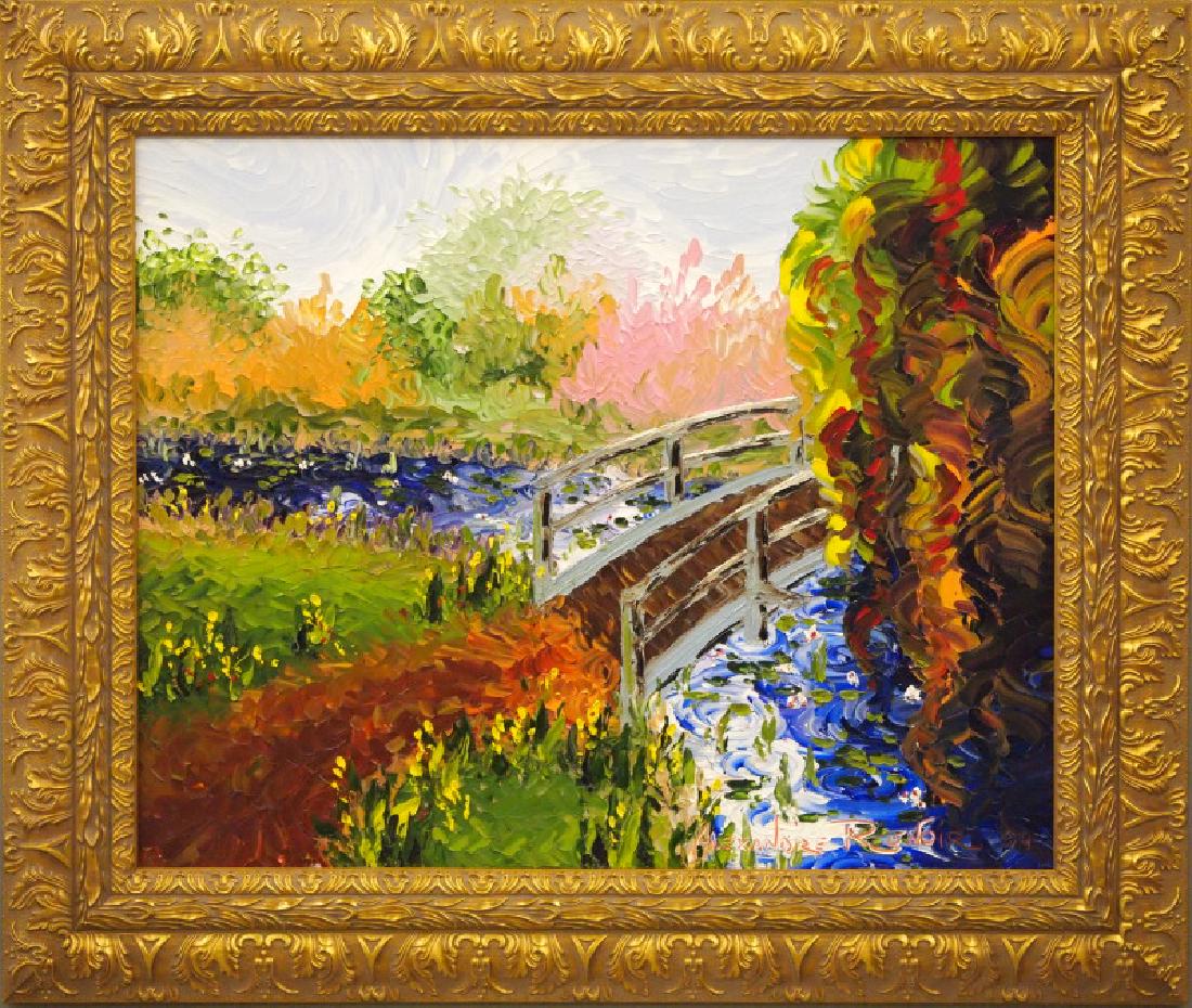 A Renoir Acrylic landscape (1 of 3)
