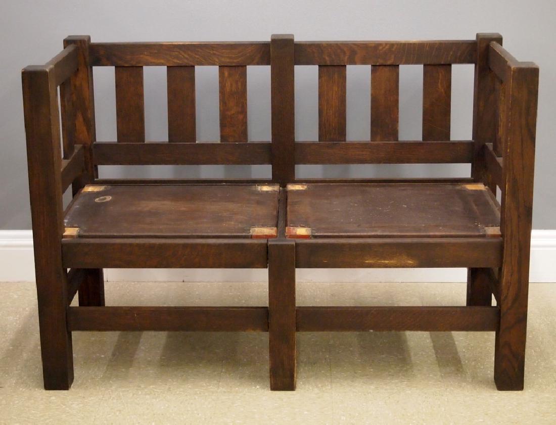 Arts and Crafts settle (1 of 2)