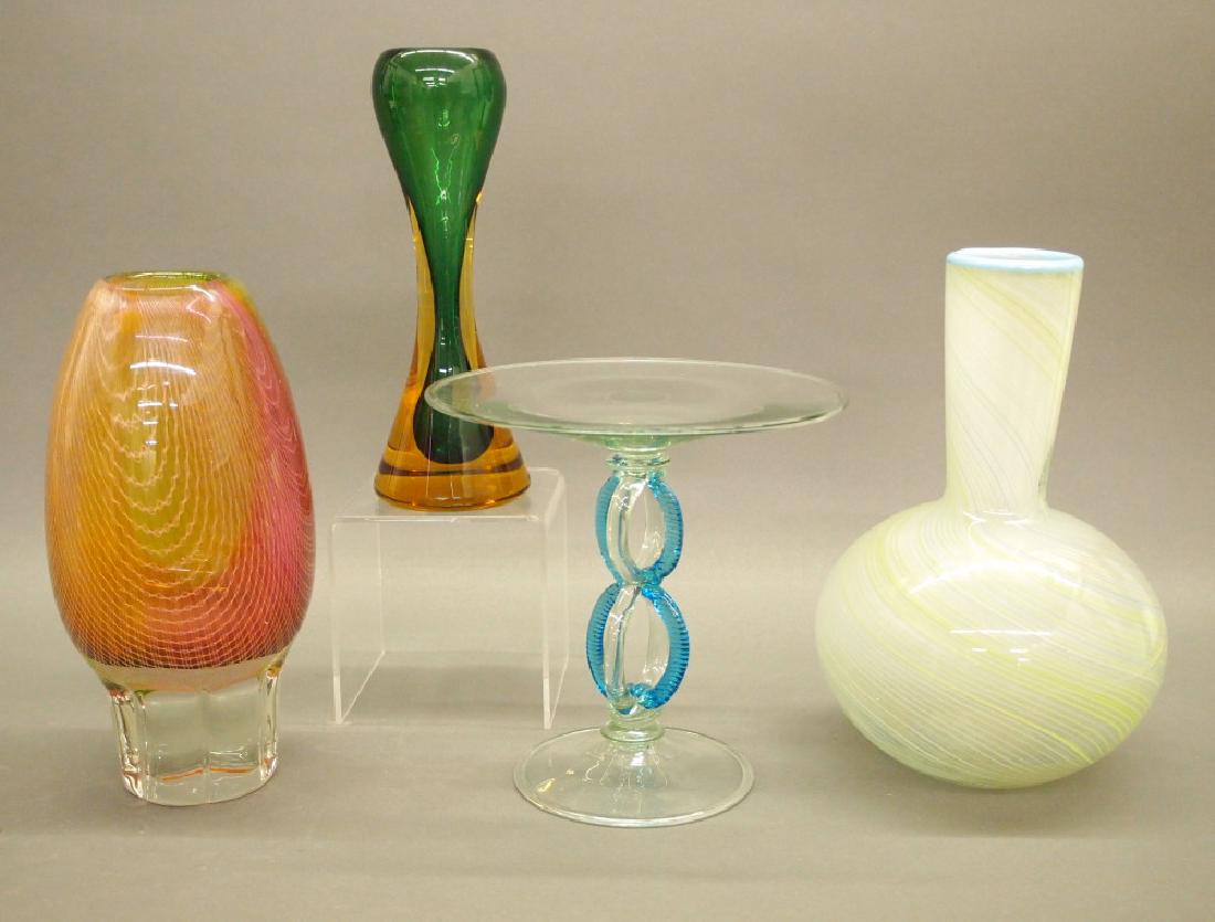 4 pc Italian Mid Mod art glass (1 of 1)