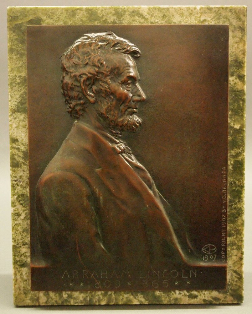 V. D. Brenner Lincoln Plaque (1 of 4)