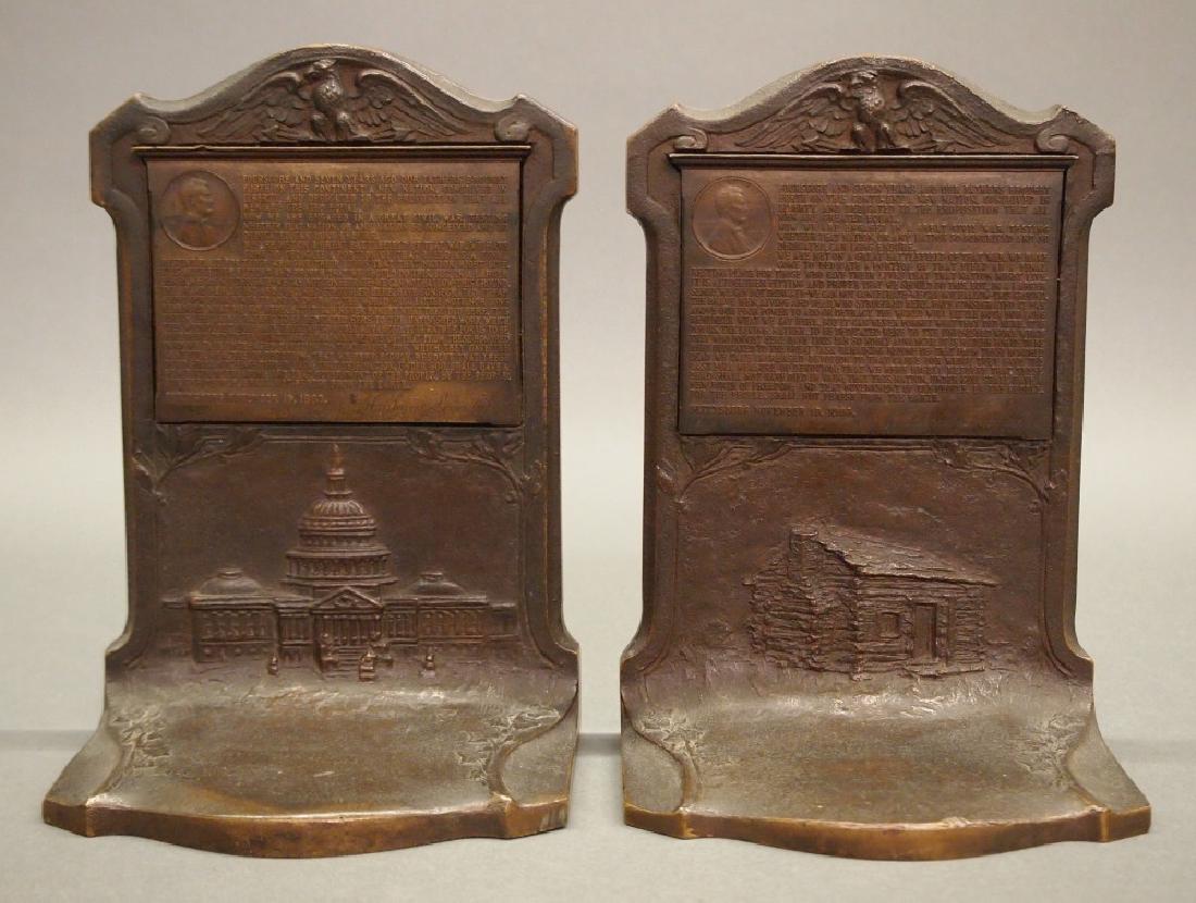 Pr. Of Gettysburg Address Bookends (1 of 3)