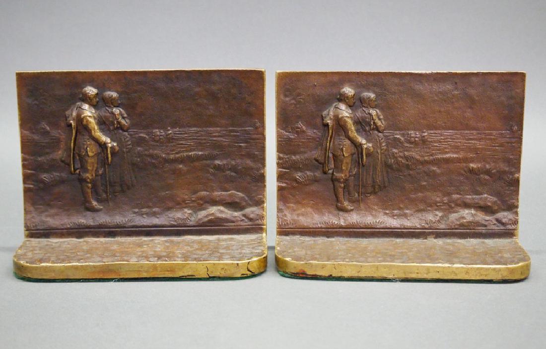 Pr. Of Bronze Bookends (1 of 3)