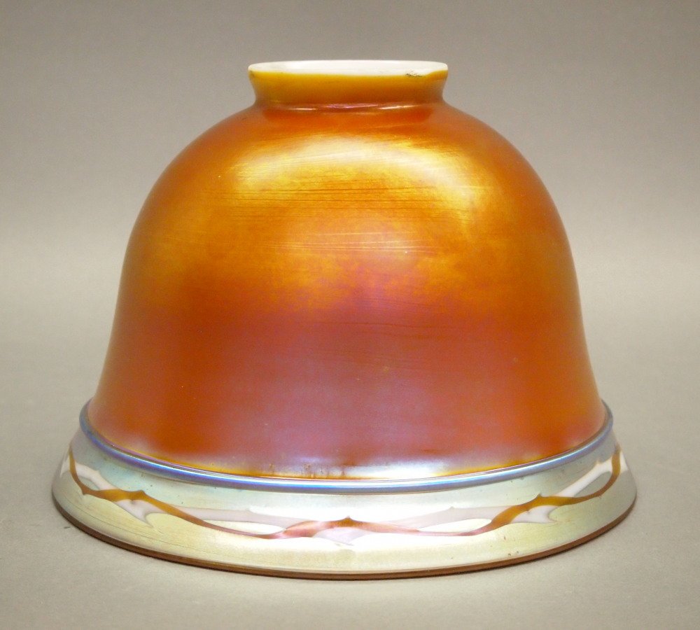 Steuben Aurene Intarsia Shade (1 of 2)