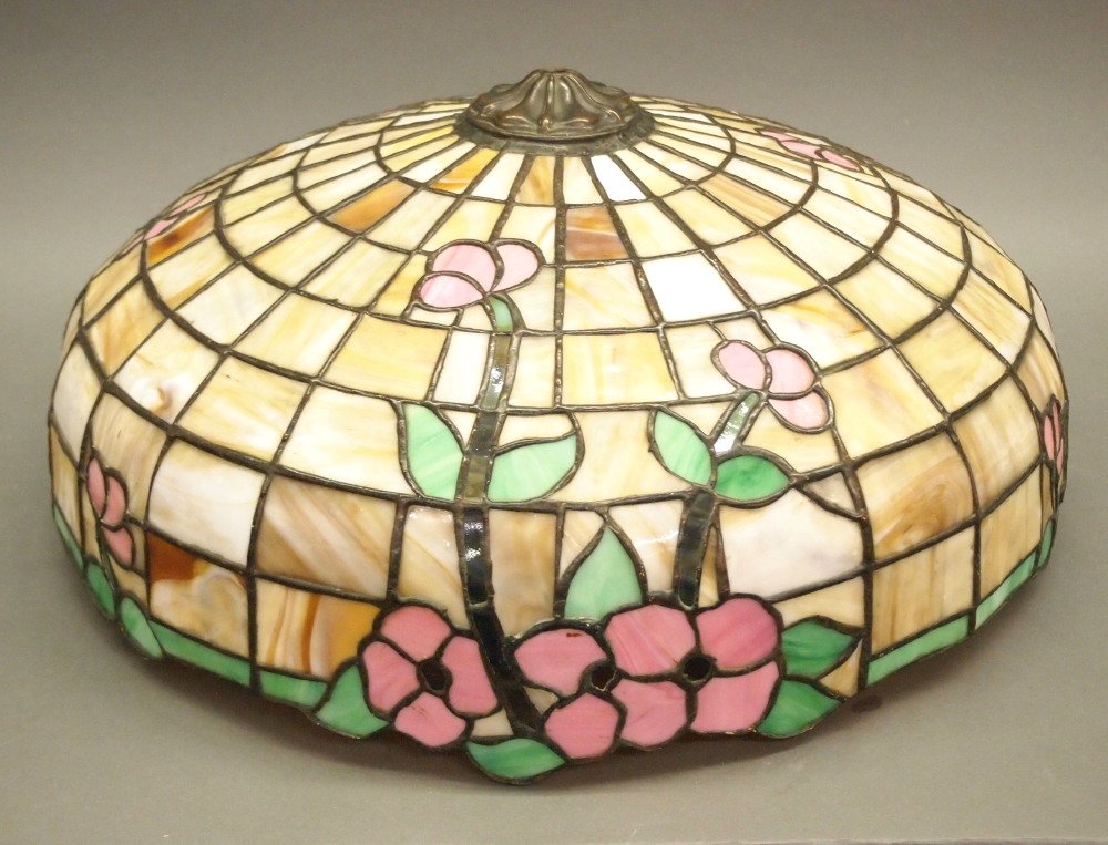 Chicago Mosaic Floral Lamp Shade (1 of 3)