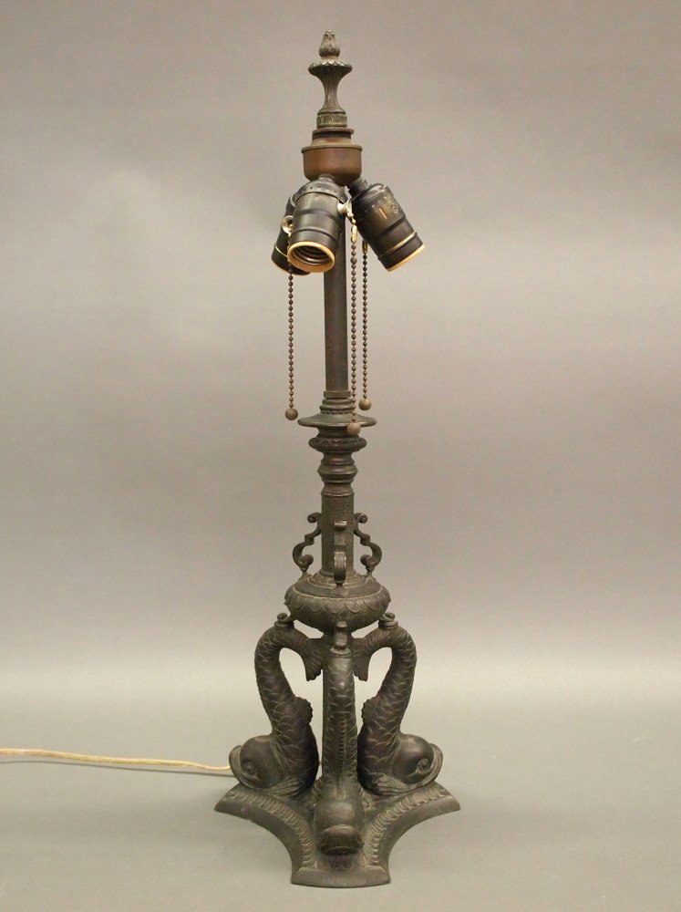 Pairpoint Dolphin Lamp Base (1 of 4)