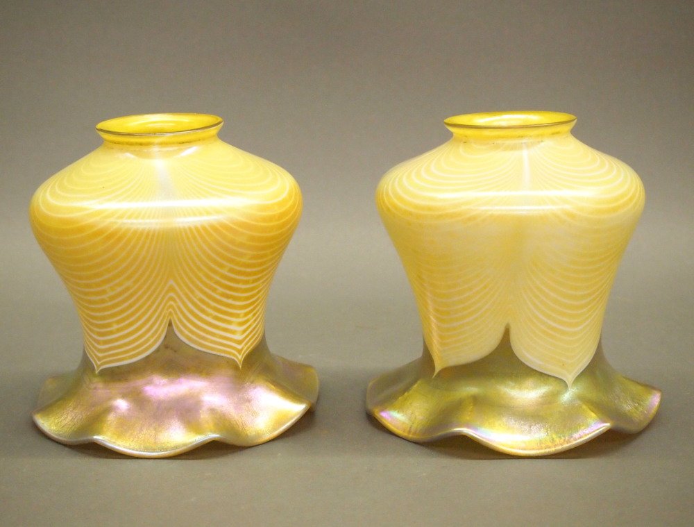 Pr Art Shades Attrib to Steuben (1 of 1)