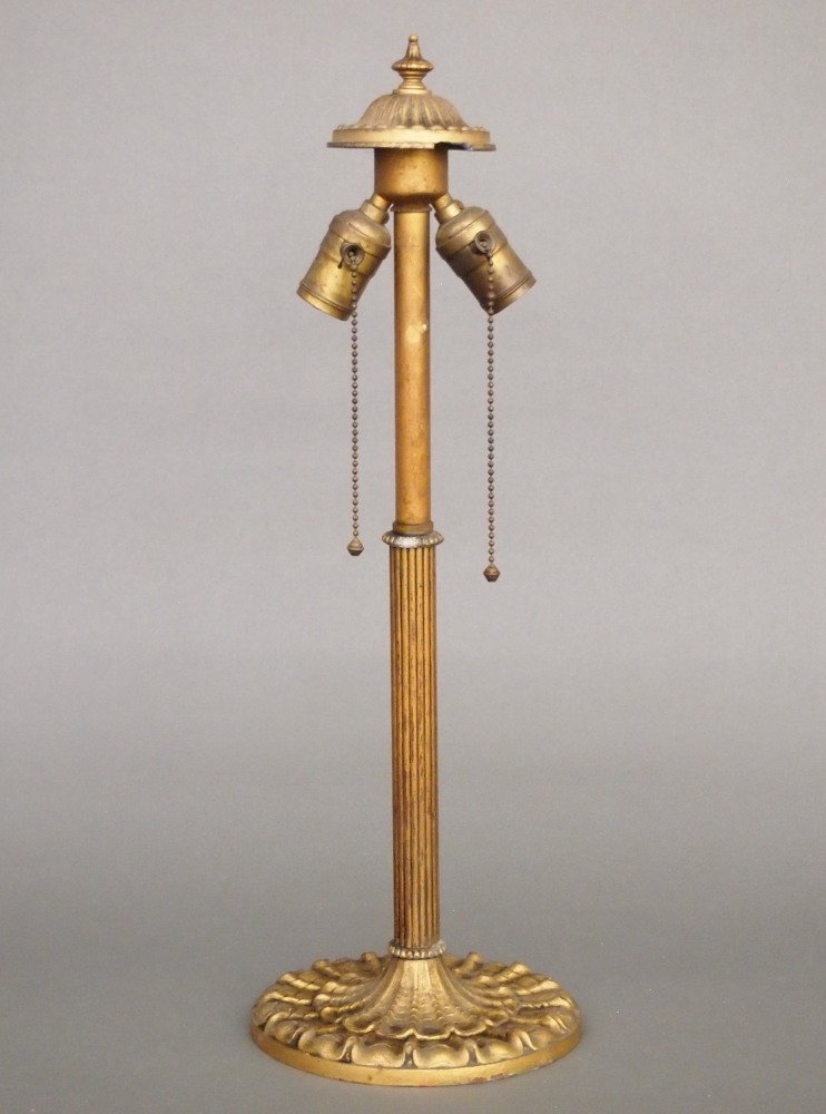 Miller Patinated Metal Lamp Base (1 of 2)