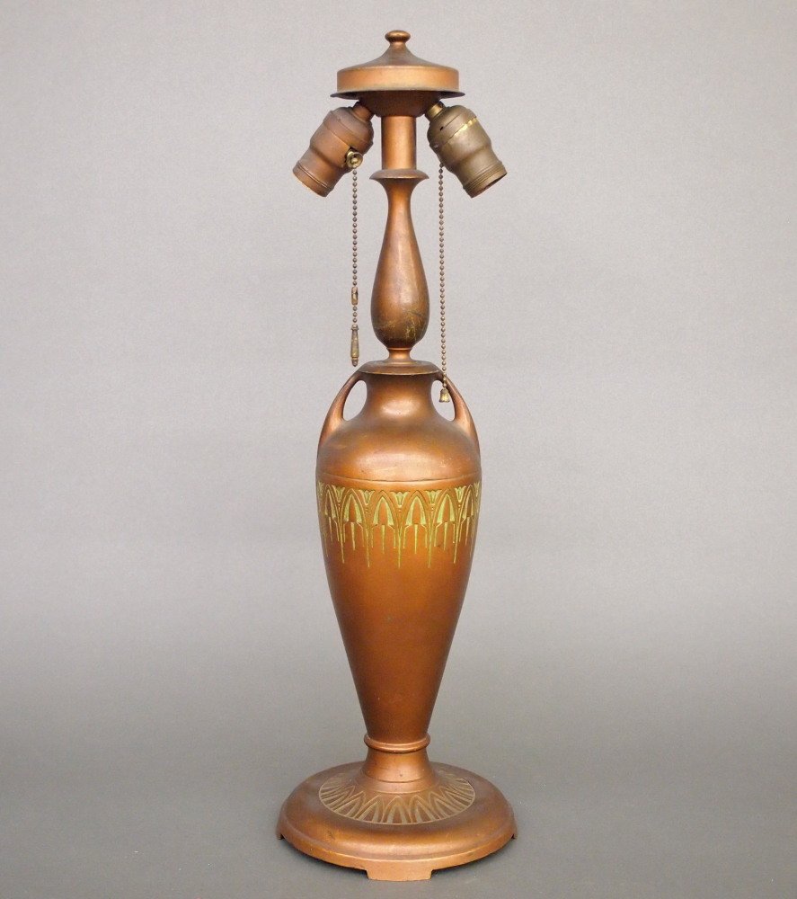 Moe Bridges Co. Patinated Metal Lamp Base (1 of 3)